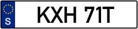 Truck License Plate
